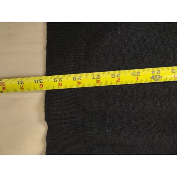 Clan Douglas Mens XXL Cashmere Wool V-Neck Sweater Scotland Made Black - Picture 7 of 8